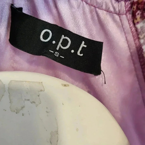 O.P.T On The Run Micro Ditsy Floral Smocked Midi Dress(S) - Picture 11 of 13